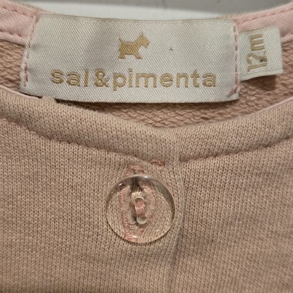 Sal & Pimenta Pink Bows Cardigan - Picture 4 of 5